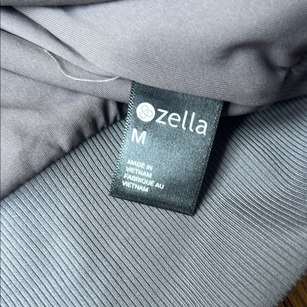 Zella Gray Lightweight Full Zip Post Workout Pock… - image 4